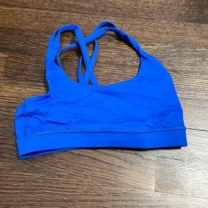 Lululemon Royal Blue Energy Bra - Size 4